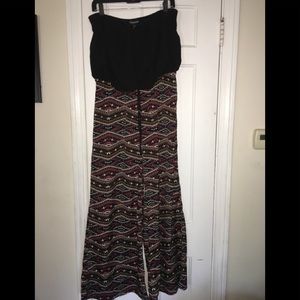 Wide-leg Jumpsuit/Romper with Print